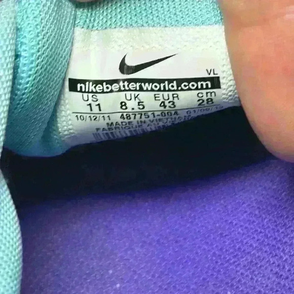 NIKE Lunarfly+ 3 Pure Platinum Multicolor Running Shoes #487751-004 Women Sz 11 - Picture 11 of 14